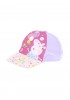 DISNEY Παιδικό Καπέλο για κορίτσια Peppa Pig Happy Dino #23-0005 Ροζ/ Λιλά