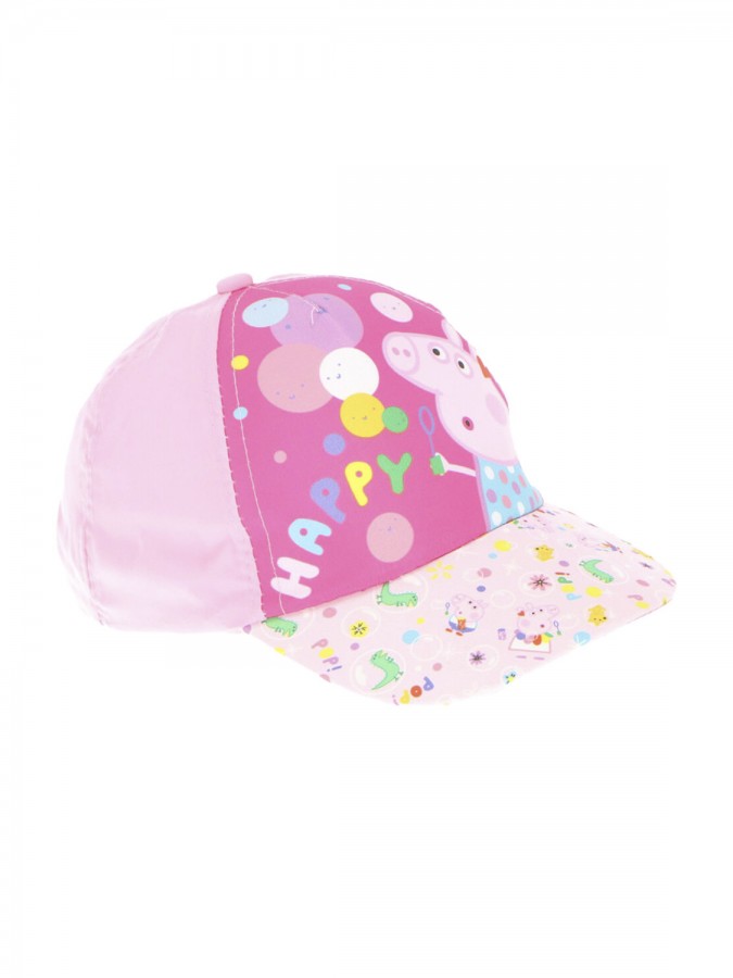DISNEY Παιδικό Καπέλο για κορίτσια Peppa Pig Happy Dino #23-0005 Ροζ