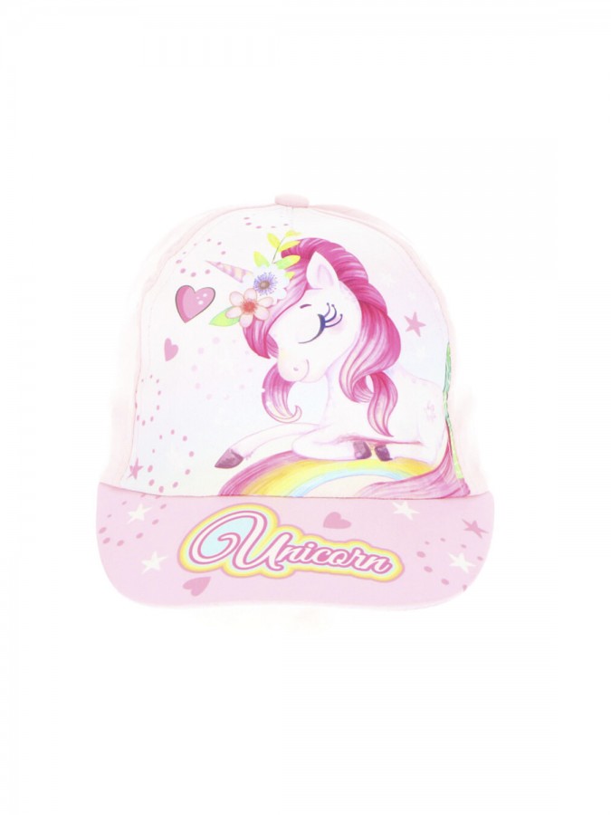 DISNEY Παιδικό Καπέλο για κορίτσια Unicorn #0113 Ροζ