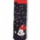 DISNEY Kάλτσες ψηλές με σχέδια σετ 3 ζεύγη #MN21076 Minnie Mouse (μαύρο-μπλε-γκρι)