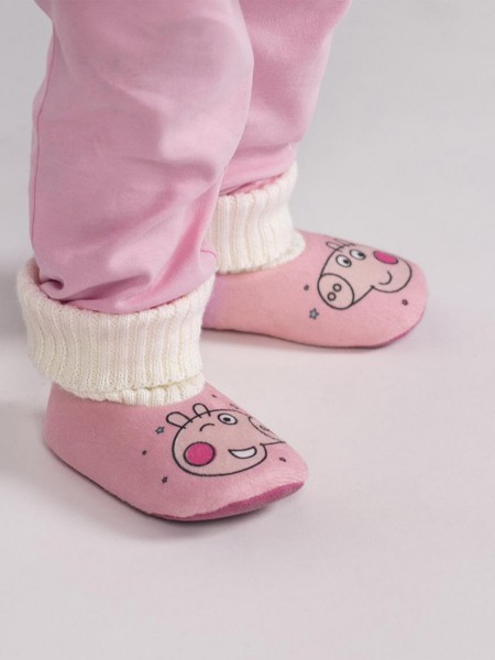 CERDA Παιδικές Παντόφλες Μποτάκια για Κορίτσι Peppa Pig #6088 Ροζ