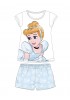 DISNEY Παιδική Πιτζάμα Καλοκαιρινή για κορίτσι 2-8 ετών Princess #17313 Λευκό