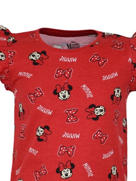 DISNEY Παιδικό Νυχτικό Καλοκαιρινό για κορίτσι 4-8 ετών Minnie Mouse #39653 Κόκκινο DISNEY Παιδικό Νυχτικό Καλοκαιρινό για κορίτσι 4-8 ετών Minnie Mouse #39653 Κόκκινο