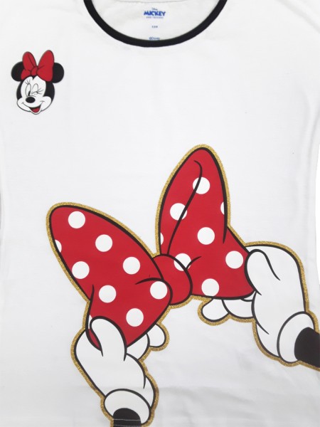 DISNEY Παιδική Πιτζάμα Καλοκαιρινή για κορίτσι 9-14 ετών Minnie Mouse #59074 Μαύρο DISNEY Παιδική Πιτζάμα Καλοκαιρινή για κορίτσι 9-14 ετών Minnie Mouse #59074 Μαύρο