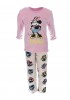 DISNEY Παιδική Πυτζάμα Χειμωνιάτικη Fleece για Κορίτσι 4-8 ετών Minnie Mouse - Ροζ