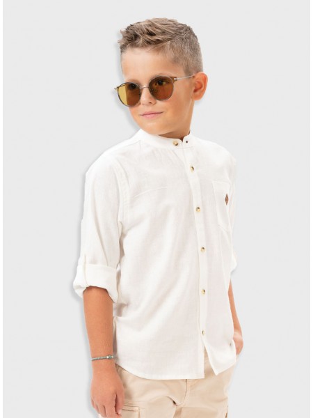 ENERGIERS Πουκάμισο για αγόρι 6-16 ετών |13-225002-4 ΕΚΡΟΥ