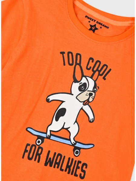 ENERGIERS  Παιδική Πυτζάμα Καλοκαιρινή 2ΤΕΜ για αγόρι 1-5 ετών #32-225101-9 ΠΟΡΤΟΚΑΛΙ ENERGIERS  Παιδική Πυτζάμα Καλοκαιρινή 2ΤΕΜ για αγόρι 1-5 ετών #32-225101-9 ΠΟΡΤΟΚΑΛΙ