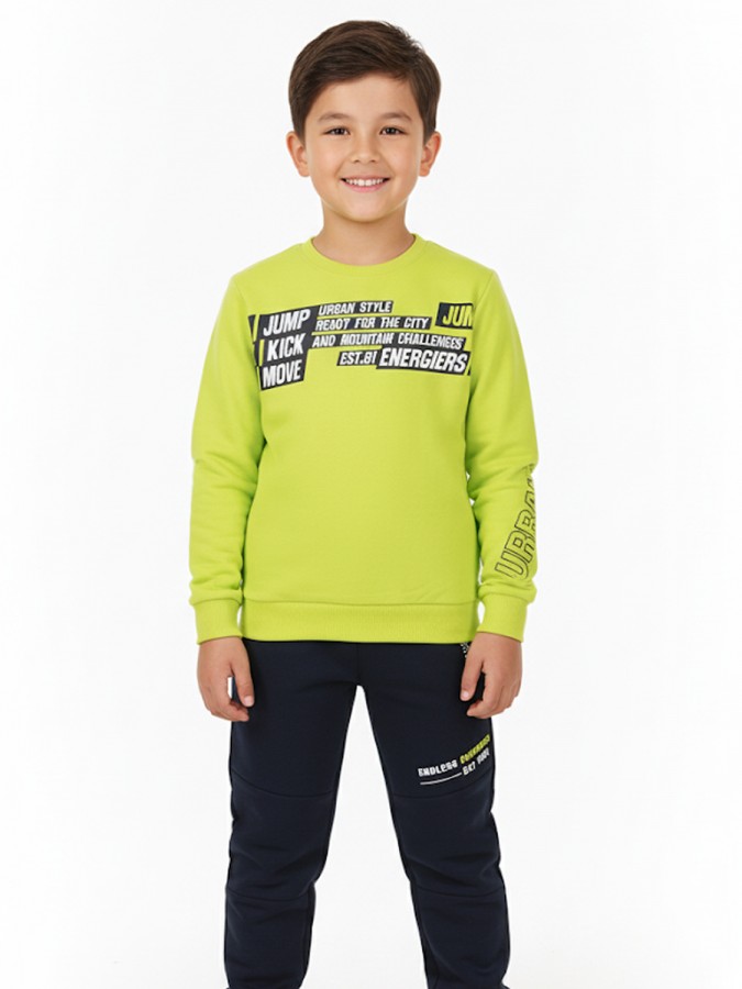 ENERGIERS Εφηβική Φόρμα για Αγόρι 6-16 ετών "Urban Style" - 13-123081-0 Λαχανί/ Μαρέν ENERGIERS Εφηβική Φόρμα για Αγόρι 6-16 ετών "Urban Style" - 13-123081-0 Λαχανί/ Μαρέν