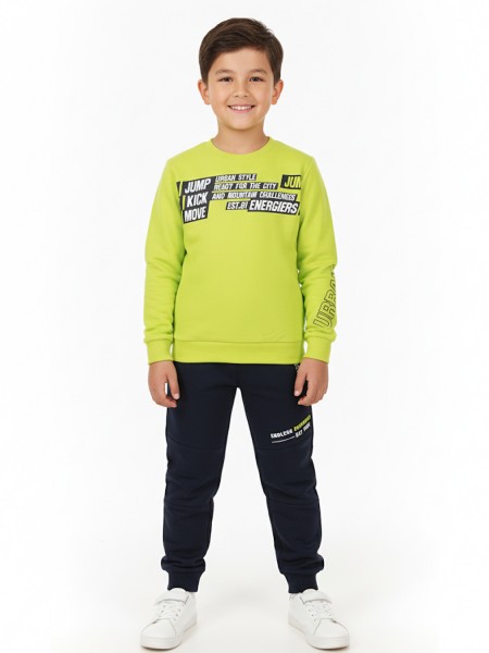 ENERGIERS Εφηβική Φόρμα για Αγόρι 6-16 ετών "Urban Style" - 13-123081-0 Λαχανί/ Μαρέν ENERGIERS Εφηβική Φόρμα για Αγόρι 6-16 ετών "Urban Style" - 13-123081-0 Λαχανί/ Μαρέν