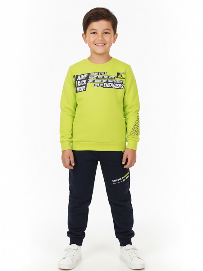 ENERGIERS Εφηβική Φόρμα για Αγόρι 6-16 ετών "Urban Style" - 13-123081-0 Λαχανί/ Μαρέν ENERGIERS Εφηβική Φόρμα για Αγόρι 6-16 ετών "Urban Style" - 13-123081-0 Λαχανί/ Μαρέν