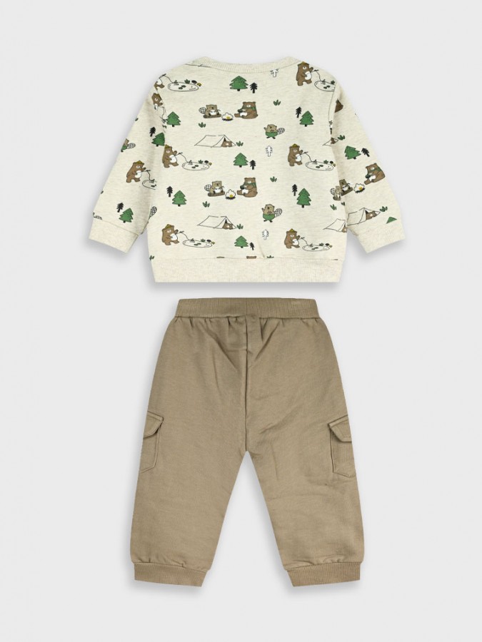 ENERGIERS Βρεφική Φόρμα φούτερ για Αγόρι 0-24 μηνών #11-125455-0 Μπεζ ENERGIERS Βρεφική Φόρμα φούτερ για Αγόρι 0-24 μηνών #11-125455-0 Μπεζ