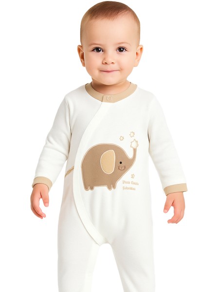 ENERGIERS Βρεφικό φορμάκι για αγόρι (0 - 15 μηνών) | 11-125461-9 ΒΑΝΙΛΙΑ