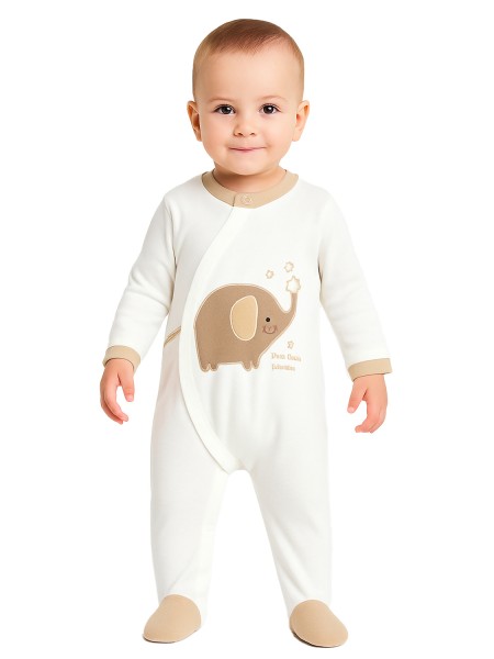 ENERGIERS Βρεφικό φορμάκι για αγόρι (0 - 15 μηνών) | 11-125461-9 ΒΑΝΙΛΙΑ