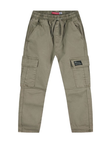 ENERGIERS Παντελόνι cargo για αγόρι 1-6 ετών | 12-125109-2 ΣΚΟΝΙΣΜΕΝΟ ΠΡΑΣΙΝΟ