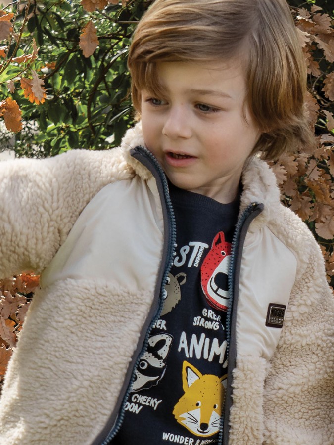 ENERGIERS Μακό μακρυμάνικη μπλούζα για αγόρι 2-6 ετών | 12-125138-5 ΑΝΘΡΑΚΙ