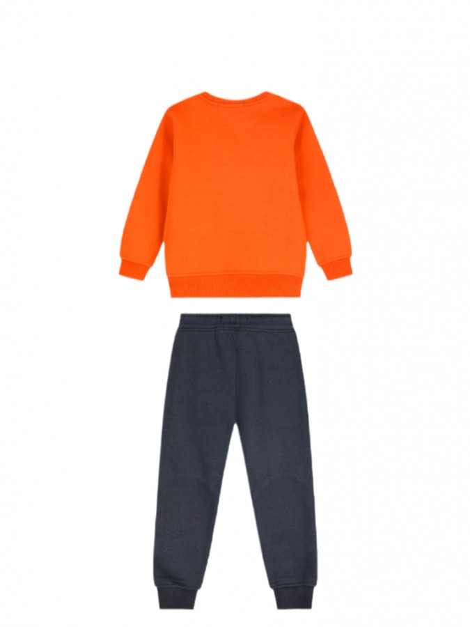 ENERGIERS Παιδική Φόρμα για Αγόρι 1-6 ετών "Forest Friends" - 12-125171-0 Πορτοκαλί/ Ανθρακί