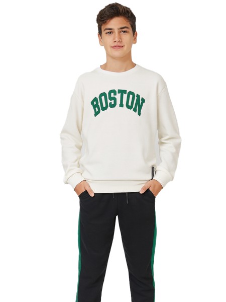 ENERGIERS Εφηβική Φόρμα για Αγόρι 6-16 ετών "Boston" - 13-125050-0 Εκρού