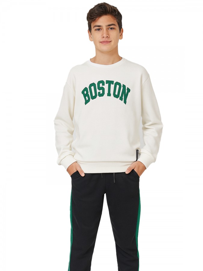 ENERGIERS Εφηβική Φόρμα για Αγόρι 6-16 ετών "Boston" - 13-125050-0 Εκρού ENERGIERS Εφηβική Φόρμα για Αγόρι 6-16 ετών "Boston" - 13-125050-0 Εκρού