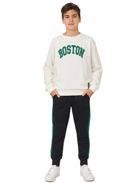 ENERGIERS Εφηβική Φόρμα για Αγόρι 6-16 ετών "Boston" - 13-125050-0 Εκρού