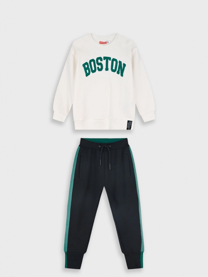 ENERGIERS Εφηβική Φόρμα για Αγόρι 6-16 ετών "Boston" - 13-125050-0 Εκρού ENERGIERS Εφηβική Φόρμα για Αγόρι 6-16 ετών "Boston" - 13-125050-0 Εκρού