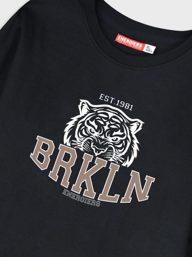 ENERGIERS Εφηβική Φόρμα για Αγόρι 6-16 ετών "BRKLN" - 13-125089-0 Μαύρο/ Σοκολατί ENERGIERS Εφηβική Φόρμα για Αγόρι 6-16 ετών "BRKLN" - 13-125089-0 Μαύρο/ Σοκολατί