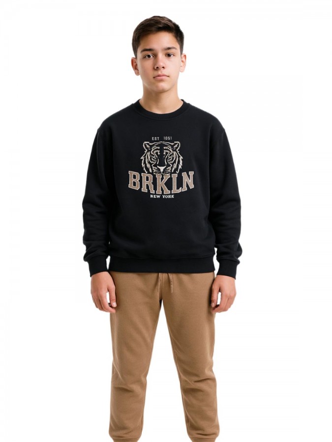 ENERGIERS Εφηβική Φόρμα για Αγόρι 6-16 ετών "BRKLN" - 13-125089-0 Μαύρο/ Σοκολατί ENERGIERS Εφηβική Φόρμα για Αγόρι 6-16 ετών "BRKLN" - 13-125089-0 Μαύρο/ Σοκολατί