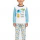 ENERGIERS Παιδική Πυτζάμα Χειμωνιάτικη για αγόρι 1-6 ετών #32-125102-9 Λευκό/ Γαλάζιο