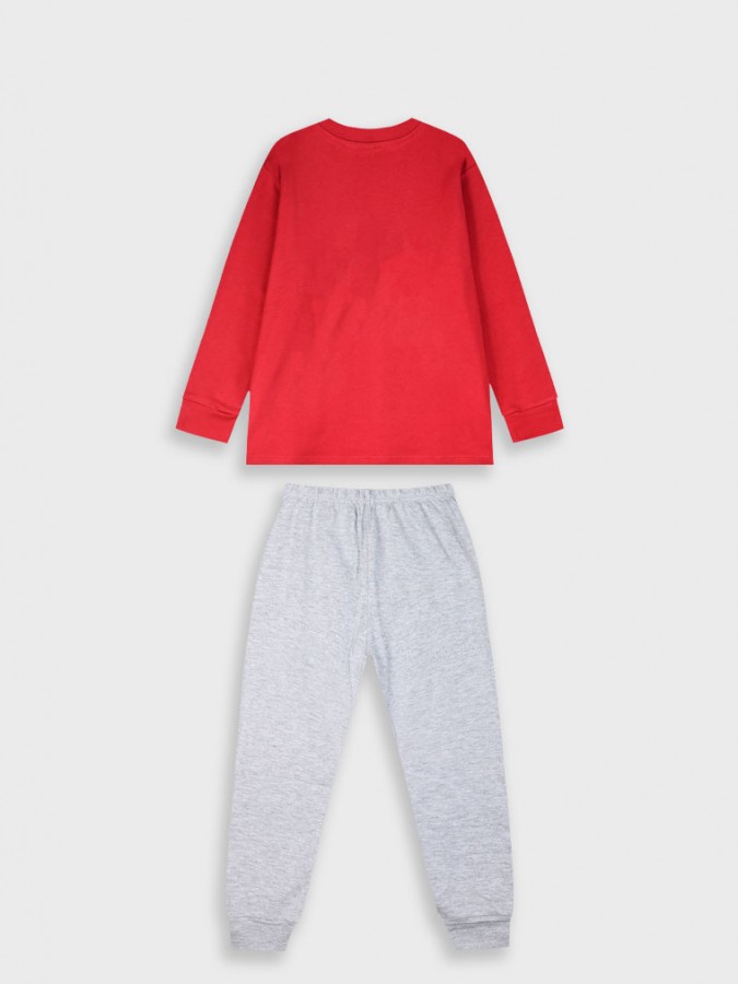 ENERGIERS Παιδική Πυτζάμα Χειμωνιάτικη για αγόρι 6-16 ετών #33-125002-9 Κόκκινο