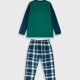 ENERGIERS Παιδική Πυτζάμα Χειμωνιάτικη για αγόρι 6-16 ετών #33-125003-9 Πράσινο 