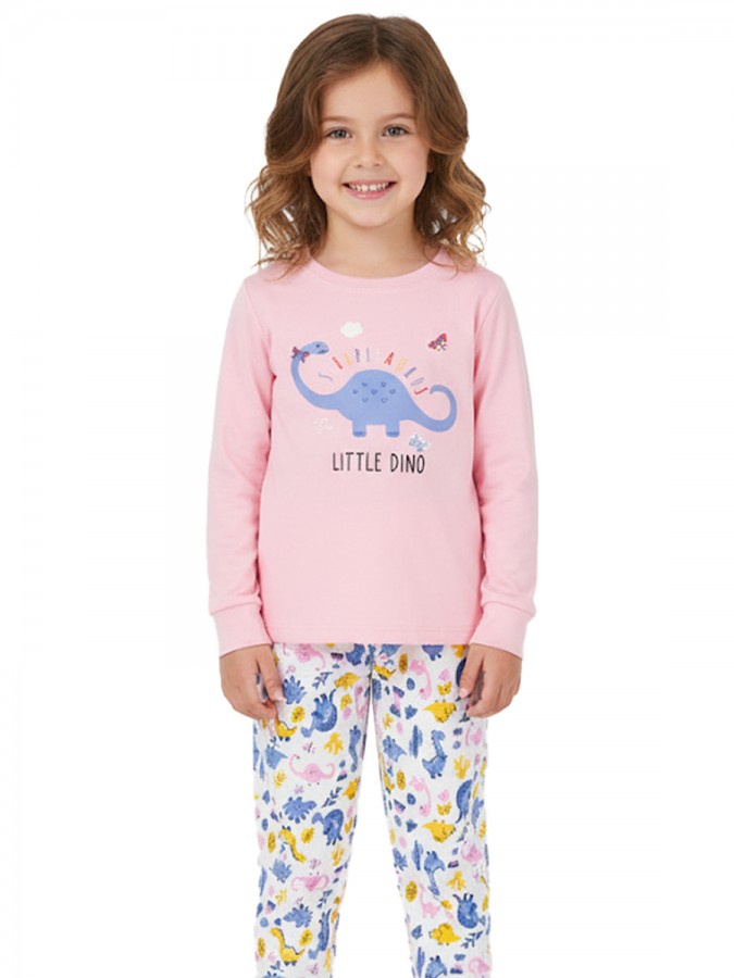 ENERGIERS Παιδική Πιτζάμα για Κορίτσι 1-6 ετών #35-125303-9 ΡΟΖ