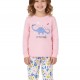 ENERGIERS Παιδική Πιτζάμα για Κορίτσι 1-6 ετών #35-125303-9 ΡΟΖ