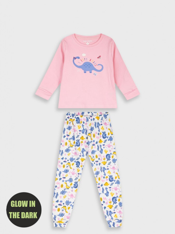 ENERGIERS Παιδική Πιτζάμα για Κορίτσι 1-6 ετών #35-125303-9 ΡΟΖ