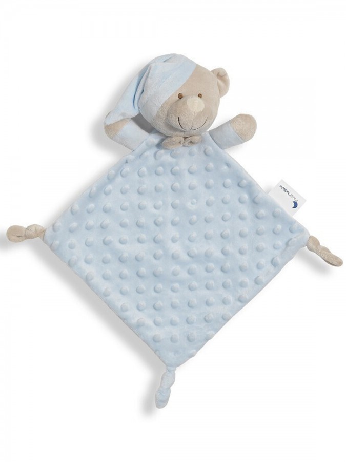 Interbaby Κουβέρτα Αγκαλιάς & Λίκνου Bear με Ζωάκι 80x110εκ. 2τμχ #PD001 Μπλε Interbaby Κουβέρτα Αγκαλιάς & Λίκνου Bear με Ζωάκι 80x110εκ. 2τμχ #PD001 Μπλε