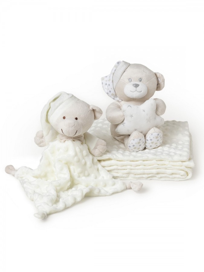 Σετ Δώρου 3 τεμαχίων “Casita” – Μπλε Κουβέρτα + Πετρούλα & Dou-Dou 3τμχ #Set25 Μπεζ Σετ Δώρου 3 τεμαχίων “Casita” – Μπλε Κουβέρτα + Πετρούλα & Dou-Dou 3τμχ #Set25 Μπεζ