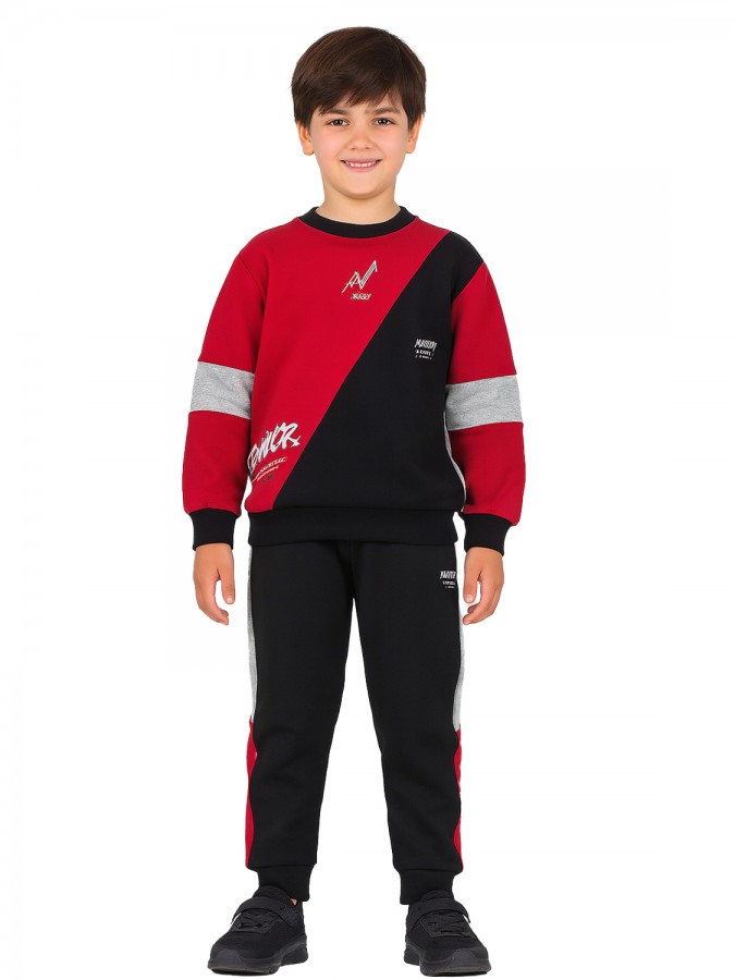 JOOM Εφηβική Φόρμα για Αγόρι 6-16 ετών - 24364 κόκκινο - γκρι - μαύρο JOOM Εφηβική Φόρμα για Αγόρι 6-16 ετών - 24364 κόκκινο - γκρι - μαύρο