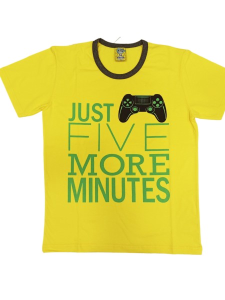 LIKE Παιδική Πυτζάμα Καλοκαιρινή για αγόρι 14-16 ετών #224-0064 Κίτρινο LIKE Παιδική Πυτζάμα Καλοκαιρινή για αγόρι 14-16 ετών #224-0064 Κίτρινο