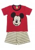 LIKE Παιδική Πυτζάμα Καλοκαιρινή για αγόρι 1-6 ετών #224-0140 Κόκκινο