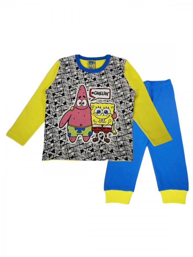 LIKE Bebe Πυτζάμα Χειμωνιάτικη για αγόρι 1-5 ετών #120-0106 Κίτρινο LIKE Bebe Πυτζάμα Χειμωνιάτικη για αγόρι 1-5 ετών #120-0106 Κίτρινο