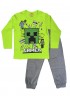 LIKE Παιδική Πυτζάμα Χειμωνιάτικη για αγόρι 6-16 ετών #124-0091 Πράσινο