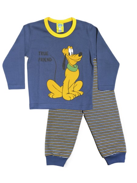 LIKE Bebe Πυτζάμα Χειμωνιάτικη για αγόρι 1-5 ετών #124-0171 Μπλε LIKE Bebe Πυτζάμα Χειμωνιάτικη για αγόρι 1-5 ετών #124-0171 Μπλε