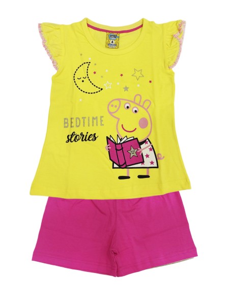 LIKE Παιδική Πυτζάμα Καλοκαιρινή για κορίτσι 1-5 ετών #223-0327 Κίτρινο LIKE Παιδική Πυτζάμα Καλοκαιρινή για κορίτσι 1-5 ετών #223-0327 Κίτρινο