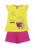 LIKE Παιδική Πυτζάμα Καλοκαιρινή για κορίτσι 1-5 ετών #223-0327 Κίτρινο
