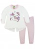 LIKE Bebe Πυτζάμα Χειμωνιάτικη για Κορίτσι 1-5 ετών #119-0346 Λευκό Ροζ