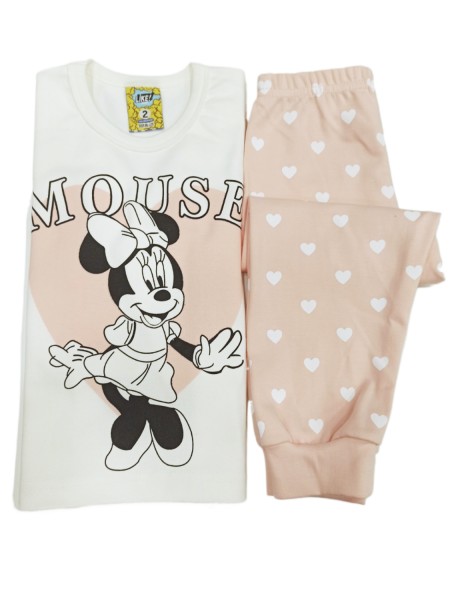 LIKE Bebe Πυτζάμα Χειμωνιάτικη για Κορίτσι 1-5 ετών #123-0351 Λευκό LIKE Bebe Πυτζάμα Χειμωνιάτικη για Κορίτσι 1-5 ετών #123-0351 Λευκό