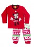 LIKE Παιδική Πιτζάμα Χειμωνιάτικη 2-16 ετών Χριστουγεννιάτικη #424-0167 Kόκκινο