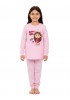 NINA CLUB Παιδική Πυτζάμα Χειμωνιάτικη για Κορίτσι 1-5 ετών #25-254 Ροζ