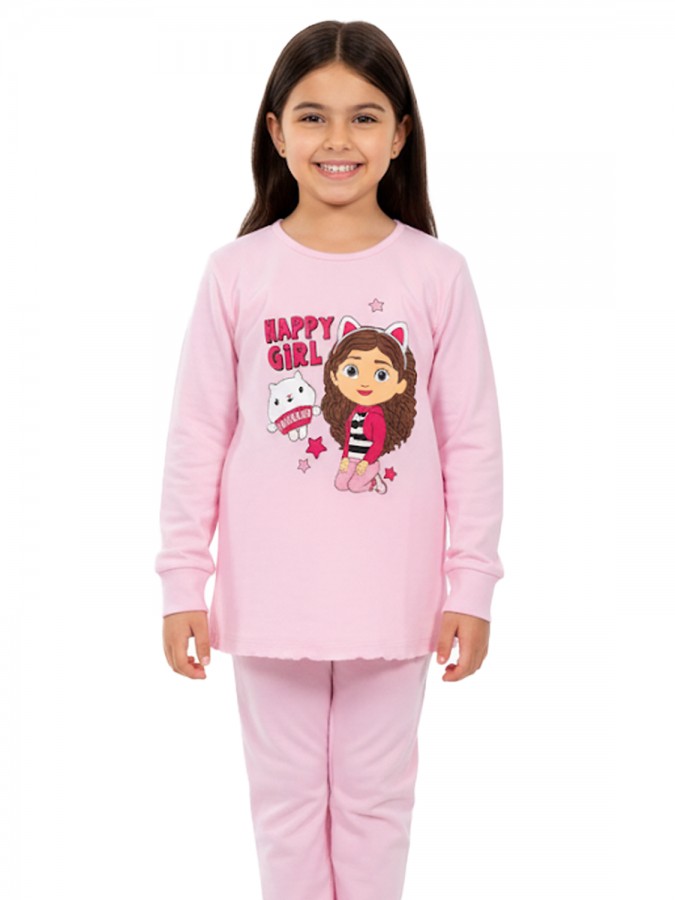 NINA CLUB Παιδική Πυτζάμα Χειμωνιάτικη για Κορίτσι 1-5 ετών #25-254 Ροζ NINA CLUB Παιδική Πυτζάμα Χειμωνιάτικη για Κορίτσι 1-5 ετών #25-254 Ροζ