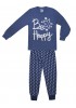 PRETTY BABY Παιδική Πιτζάμα Χειμωνιάτικη για κορίτσι 12-16 ετών Be Happy #64982 ΡΑΦ/ΚΡΕΜ