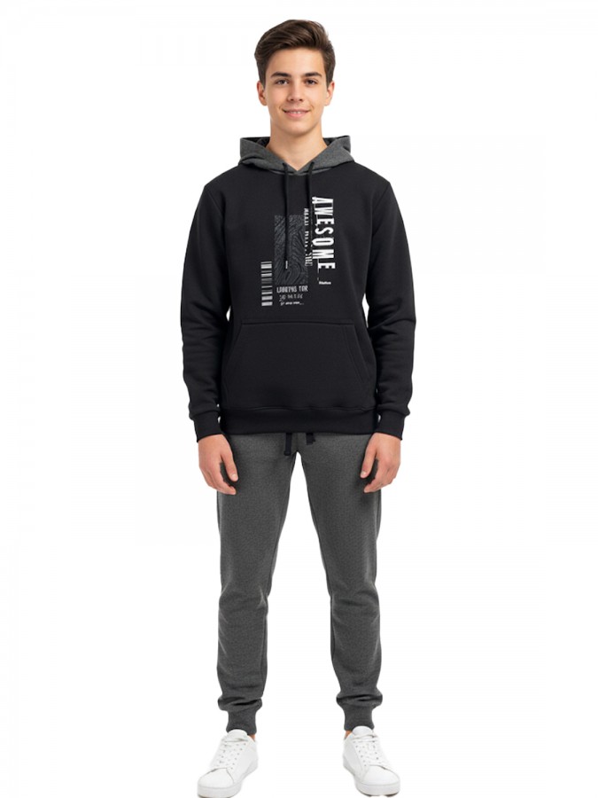 REFLEX Παιδική Φόρμα για Αγόρι 6-16 ετών Awesome - 73212 Μαύρο