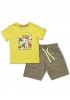 REFLEX Παιδικό Σετ Κοντομάνικο Με Βερμούδα για αγόρια #73358 Κίτρινο